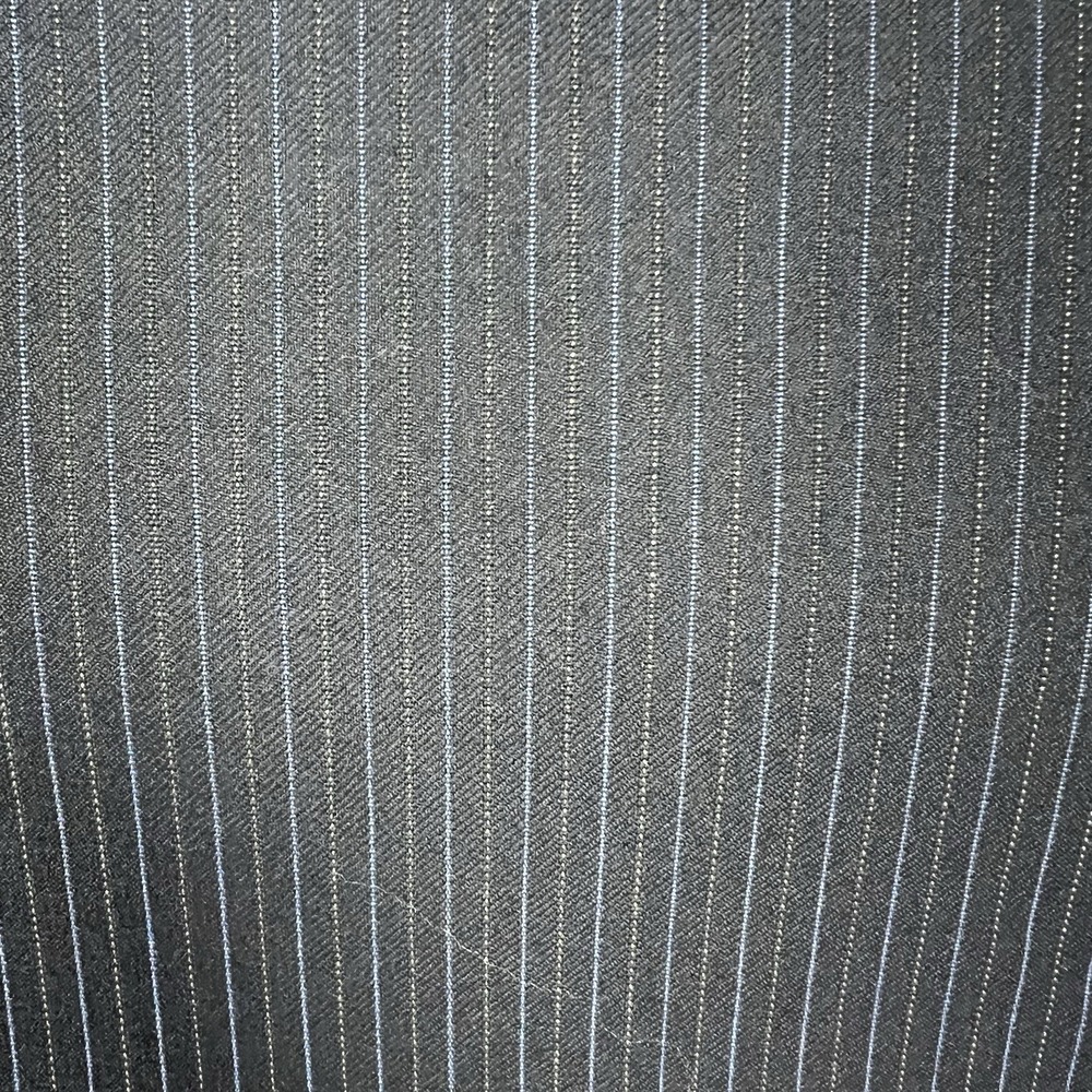Tallia Sartoria Loro Piana Men 44L Wool Black Pinstripe Blazer Sport Coat Jacket - Picture 6 of 8
